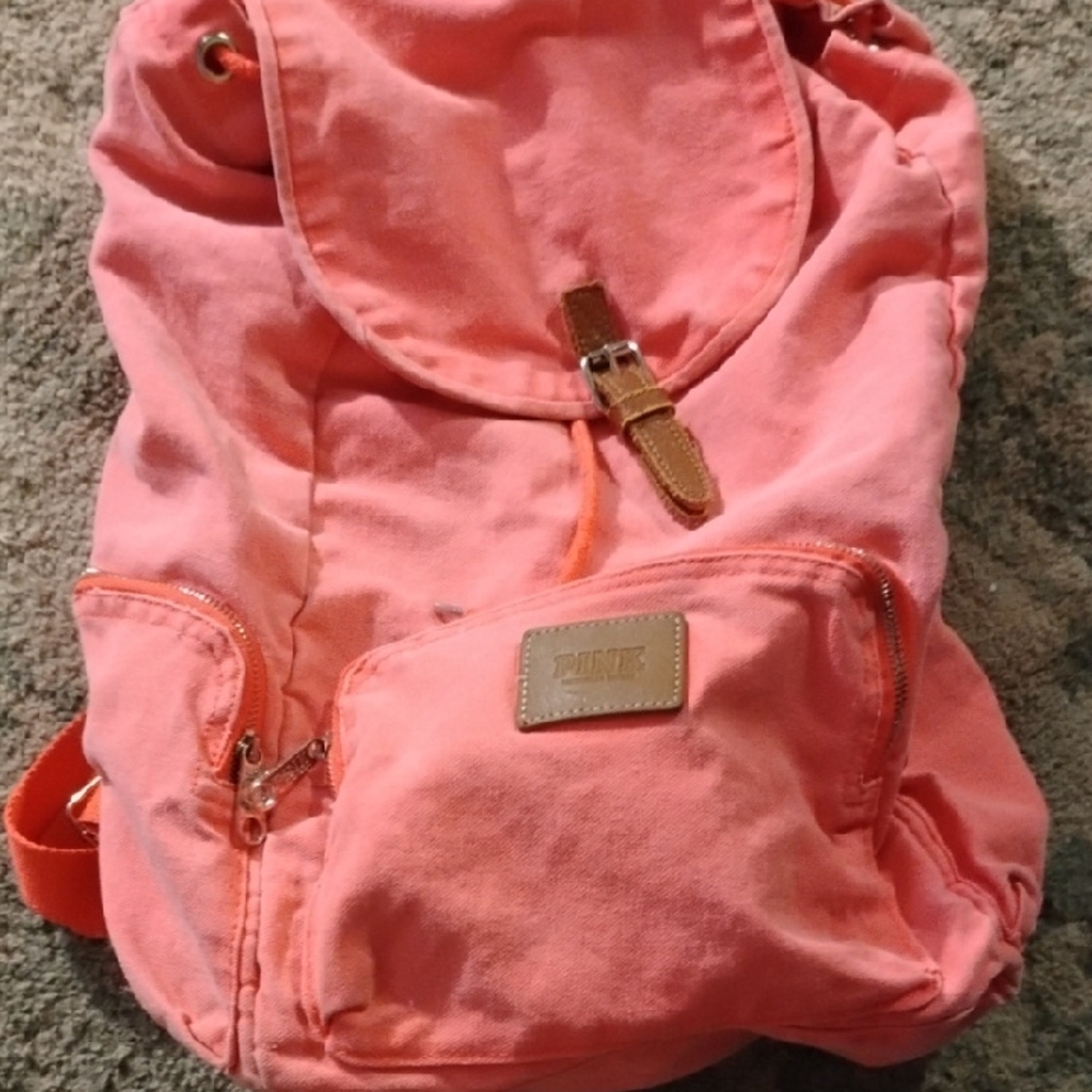 PINK Victoria's Secret Coral Backpack